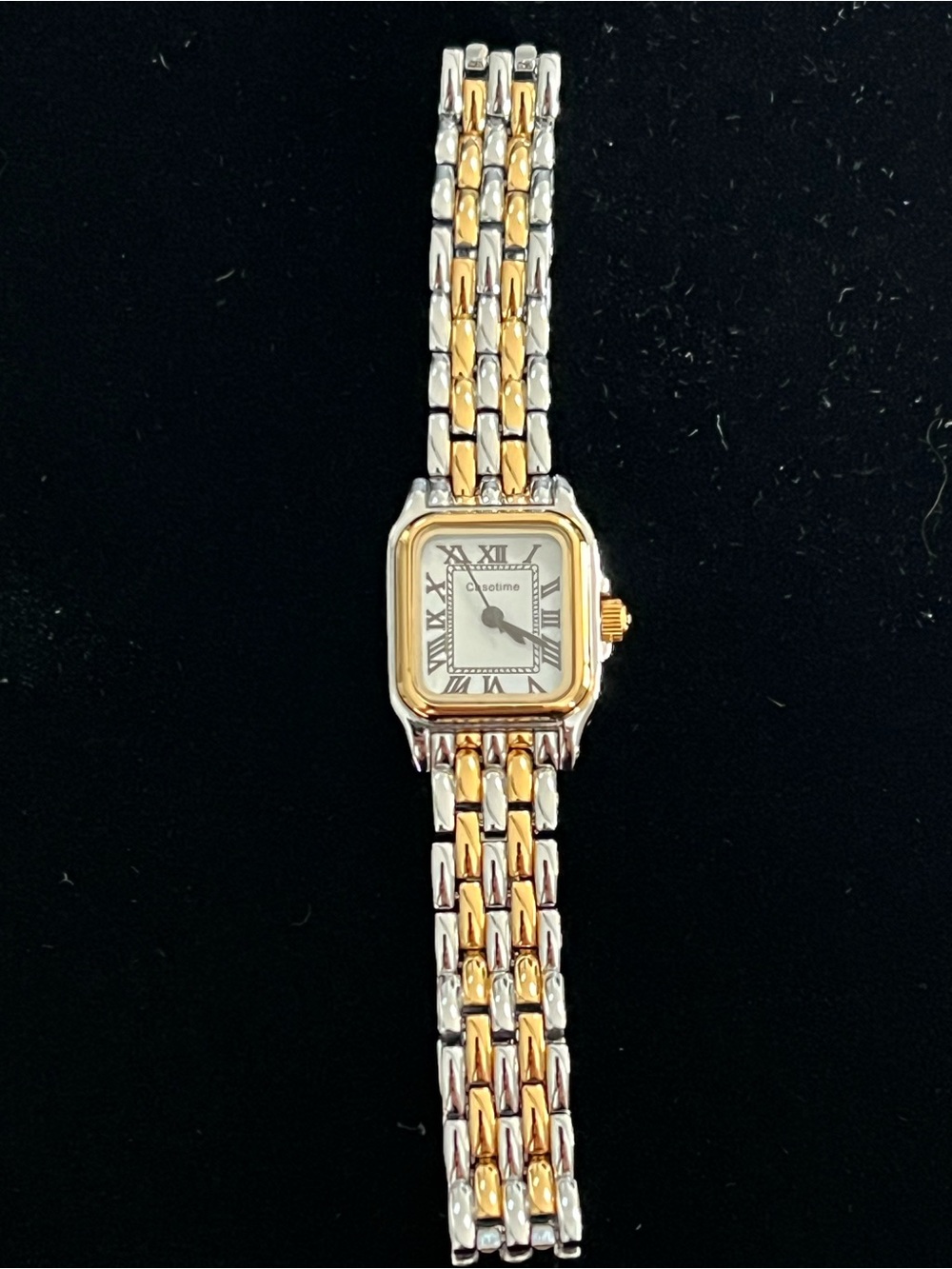 Casotime Two Tone Gold/Silver Color Stainless Steel Small Ladies Watch
